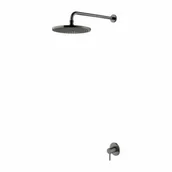 Stelaże i zestawy podtynkowe do WC - Omnires SYSY36 GR Y system prysznicowy podtynkowy grafit - miniaturka - grafika 1