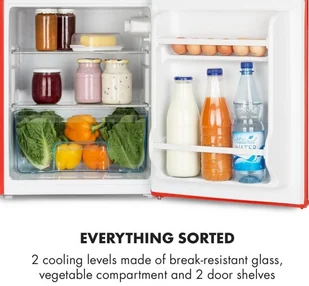 Lodówka Klarstein CO2-Irene-Red - Lodówki - miniaturka - grafika 7