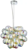 Lampy sufitowe - Endon Dekoracyjna LAMPA wisząca INFINITY 80123 Endon szklana OPRAWA molekuły ZWIS bańki bubbles multikolor 80123 - miniaturka - grafika 1