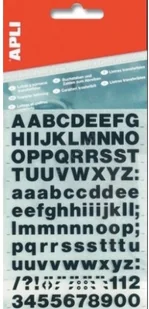 Apli Litery samoprzylepne 10mm czarne AP4410 - Etykiety samoprzylepne i bloki etykiet - miniaturka - grafika 4