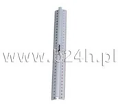 Linijki, ekierki - Nieprzypisany Linijka aluminiowa 20 cm uchwyt 30160) LENI005 - miniaturka - grafika 1