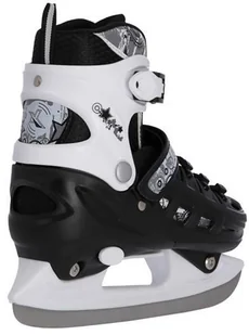 Nils EXTREME NH10905 4w1 CZARNE ROZM. L(39-42) ŁYŻWOROLKI Z WYM. PŁOZĄ HOKEJOWĄ EXTREME - Rolki - miniaturka - grafika 4