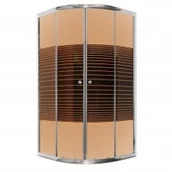 Kabiny prysznicowe - Novoterm Amber Kerra 90x90 - miniaturka - grafika 1