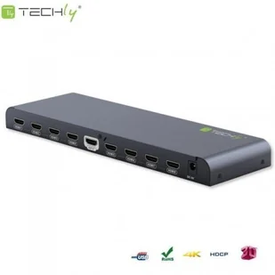 Techly Splitter HDMI 2.0 1x8 4K2K 023998 - Rozgałęźniki Techly Splitter HDMI 2.0 1x8 4K2K 023998 - Rozgałęźniki - miniaturka - grafika 8
