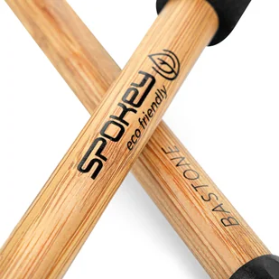 Spokey Kije trekkingowe 105-135 cm z ekologicznych materiałów BASTONE - Kije trekkingowe - miniaturka - grafika 7