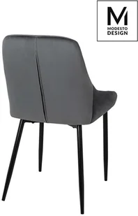 Modesto Krzesło Clover Velvet Czarny - Krzesła - miniaturka - grafika 16