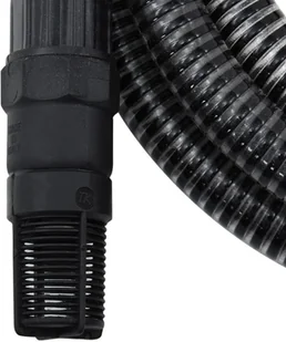 VidaXL Lumarko Wąż ssący ze złączami z PVC, 7 m, 22 mm, czarny 151077 VidaXL - Inne akcesoria do nawadniania - miniaturka - grafika 5