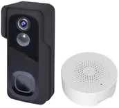 Dzwonki i gongi - Solight 1L201 - Bezprzewodowy dzwonek z kamerą HD Tuya IP54 - miniaturka - grafika 1