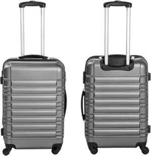 tectake Zestaw walizek ABS 4 częściowy - szary 402025 - Walizki - miniaturka - grafika 8