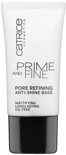 Catrice Prime And Fine Pore Refining Anti-Shine Base baza pod makijaż 30ml - Bazy pod makijaż - miniaturka - grafika 3
