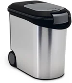 Pozostałe akcesoria dla psów - Curver Pojemnik na karmę dla zwierząt, 12 kg, 35 L, srebrny 794073 Beeztees - miniaturka - grafika 1