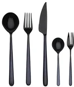 Zestawy sztućców - Mepra SPA 108722030d zestaw sztućców, wzornictwo Linea Oro NERO, 30-częściowy 108722030D - miniaturka - grafika 1