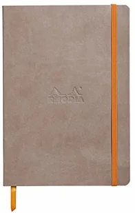 Rhodia 117454 °C Notatka zeszyt rhodi arama z miękką okładką, DOT Grid, 80 arkuszy papieru, 90 G elfenbeines, A5 148 X 210 MM, można dodać, kieszeń wewnętrzna, maulwurfsgrau 117454C - Pozostałe akcesoria dla plastyków - miniaturka - grafika 2