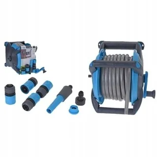 ProGarden Elastyczny wąż ogrodowy ze zwijaczem na stojaku praktyczne akcesoria ogrodowe od marki Pro Garden B079HBPJN4 - Agrowłókniny - miniaturka - grafika 2