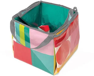 Janod Klocki drewniane z matą do zabawy Kubix 80 sztuk, 2 lata +, 3247-0 - Klocki - miniaturka - grafika 6