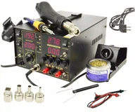 Stacja Lutownicza Wep 853D 4w1 Zasilacz 30V 5A