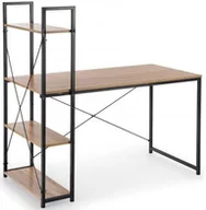 Biurka dla dzieci - Loftowe biurko z regałem i półkami dąb sonoma Z7-W83 - miniaturka - grafika 1