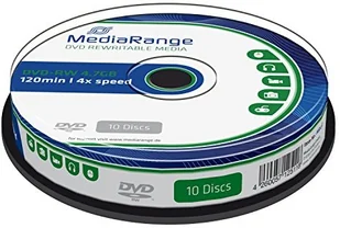 MediaRange DVD-RW 4x CB 4.7GB MediaR 10 - MR450 - Nośniki danych - miniaturka - grafika 2