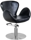 Fotele fryzjerskie - GABBIANO ACTIVESHOP FOTEL FRYZJERSKI AMSTERDAM CZARNY AS_109220 - miniaturka - grafika 1