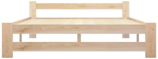 vidaXL Lumarko Rama łóżka, lite drewno sosnowe, 180 x 200 cm 321996 - Łóżka - miniaturka - grafika 4
