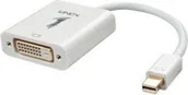 Adaptery i przejściówki - Lindy Kabel Mini DisplayPort DVI 0.17m Biały 41733 - miniaturka - grafika 1