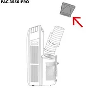 Akcesoria do wentylacji i klimatyzacji - Trotec PAC 3550 PRO przyłącze wąż / okno - miniaturka - grafika 1