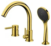 Baterie podtynkowe - Blue Water bateria nawannowa Denver DEN-BWW.080 złota - miniaturka - grafika 1