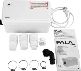 Lund POMPA ŁAZIENKOWA DO ŚCIEKÓW Z PRYSZNICA I UMYWALKI BEZ PODŁĄCZENIA DLA WC) 250W H=4M 75944 - Młynki i rozdrabniacze odpadów - miniaturka - grafika 3