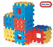 Klocki - Little Tikes Zestaw ogromne klocków Waffle Block, 18 elementów - miniaturka - grafika 1
