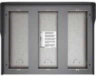 Akcesoria do domofonów i wideodomofonów - Bticino Obudowa natynkowa z daszkiem do paneli Sfera - 9 modułów - Stalowoszara Legrand 350693 350693 - miniaturka - grafika 1