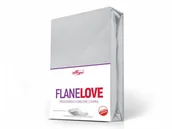 Prześcieradła - Darymex Prześcieradło flanela z gumką POPIEL/180x200 PFLAG180X200/POPIEL - miniaturka - grafika 1