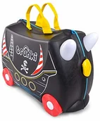 Walizki - TRUNKI Trunki Walizka dziecięca, bagaż podręczny dla dzieci: Pedro statek piracki (czarny) TRK0312 - miniaturka - grafika 1