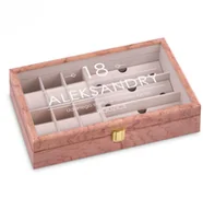 Pudełka i szkatułki - Murrano Drewniana szkatułka na zegarki i okulary z grawerem SZKT-RD-OK-020 - miniaturka - grafika 1