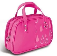 Pozostałe akcesoria fryzjerskie - Donegal Kosmetyczka różowa 4944 17x7x12cm - miniaturka - grafika 1