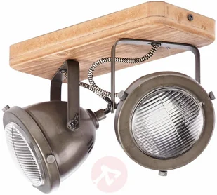 Brilliant Carmen Wood - lampa sufitowa, 2-pkt. - Lampy sufitowe - miniaturka - grafika 2