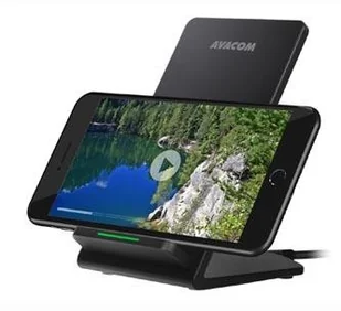 Avacom Ładowarka ładowarka indukcyjna HomeRay S10 USB czarna - Ładowarki do telefonów - miniaturka - grafika 5