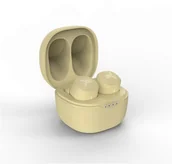 Słuchawki - WESC True Wireless Earbuds Żółte - miniaturka - grafika 1