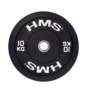 BBR10 Czarny Talerz Olimpijski Ogumowany 10 Kg Hms - Obciążenia - miniaturka - grafika 10