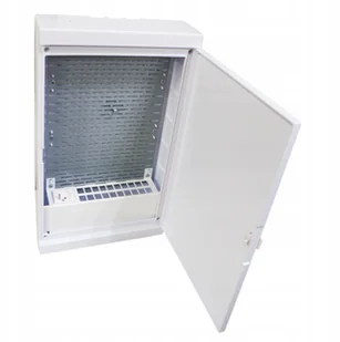 Sabaj System Szafka multimedialna natynkowa 20 gniazd keystone Płyta Montażowa IP30 310x530x105 Biała Zatrzask Drzwi pełne MULTIALFA 530 BD Rozdzielnica Multimedialna - Rozdzielnie elektryczne - miniaturka - grafika 2