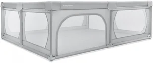 Moby System Duży kojec 200 cm x 160 cm - plac zabaw dla dziecka, suchy basen KOJEC SZARY 1.6 - Maty piankowe - miniaturka - grafika 7