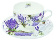 Filiżanki - Nuova R2S Easy life PORCELANOWE FILIŻANKI DO ESPRESSO - Lawenda - Romantic 328 BDL 328BDL - miniaturka - grafika 1