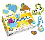 MULTIGRA Multigra, puzzle, Słonik Balonik,  Zwierzęta Małe i Duże - Puzzle - miniaturka - grafika 3
