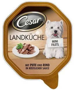 Cesar  Kawałki indyka z wołowinš w pysznym sosie 150g - Mokra karma dla psów - miniaturka - grafika 5