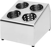 Pojemniki na sztućce - Hendi Pojemnik na sztućce 4-częściowy 552407 - miniaturka - grafika 1