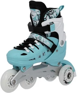 Nils EXTREME NH10905 4w1 MIĘTOWE ROZM. M(35-38) ŁYŻWOROLKI Z WYM. PŁOZĄ HOKEJOWĄ EXTREME 16-25-027 - Rolki - miniaturka - grafika 20