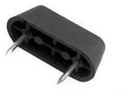 Meble modułowe i akcesoria - Ślizg meblowy WBIJANY DWUIGŁOWY 15 x 45 mm - miniaturka - grafika 1