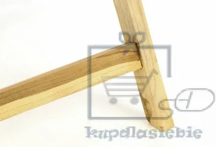 Divero Składane krzesło drewniane - DIVERO - Fotele i krzesła ogrodowe - miniaturka - grafika 2