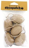 Pozostałe akcesoria dla plastyków - Decopatch jajka z masy papierniczej do zawieszenia, zestaw 5 szt., brązowy AC384O - miniaturka - grafika 1