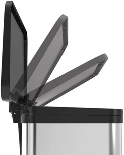 Hailo Kosz na śmieci Oko Duo Plus, rozmiar M, 2 x 9 L, stal nierdzewna Werk (0622-200) - Kosze na śmieci - miniaturka - grafika 4