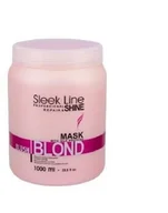 Maski do włosów - Stapiz Sleek Line Blush Blond Mask maska do włosów blond z jedwabiem 1000ml 60595-uniw - miniaturka - grafika 1